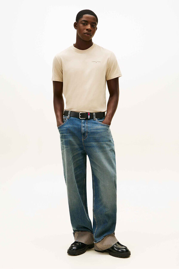 Tommy Jeans Slim short-sleeve T-shirt grey