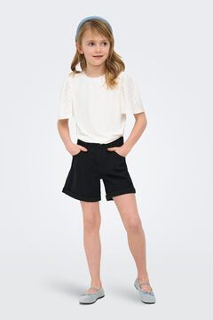 Only Girls Short vaquero tiro alto