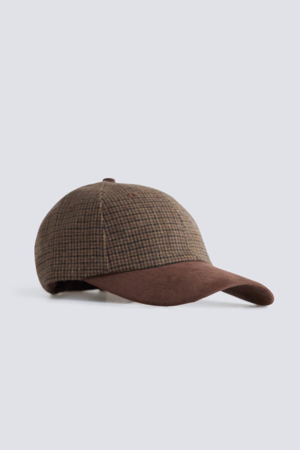 Springfield Plaid baseball cap brown