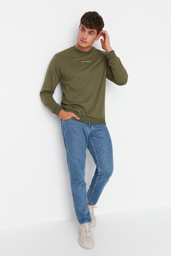 Trendyol Pantalón vaquero boyfriend azul