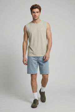 JJ REBEL Logo vest top