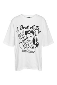 Noisy May Oversize-T-Shirt mit Print