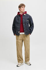 Jack & Jones Sudadera capucha original studio rojo