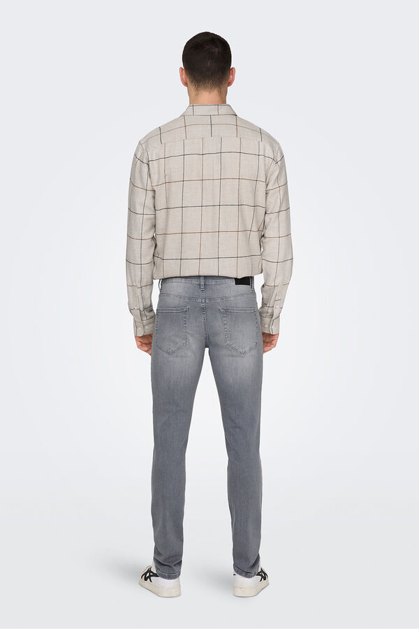 Only & Sons Jeans slim fit. Grau