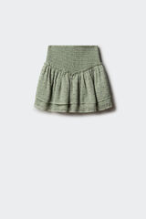Springfield Kids Saia curta com babados para meninas verde