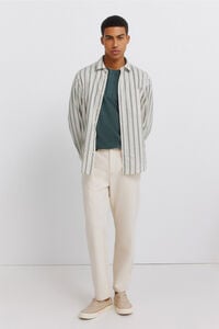 Springfield Striped linen shirt