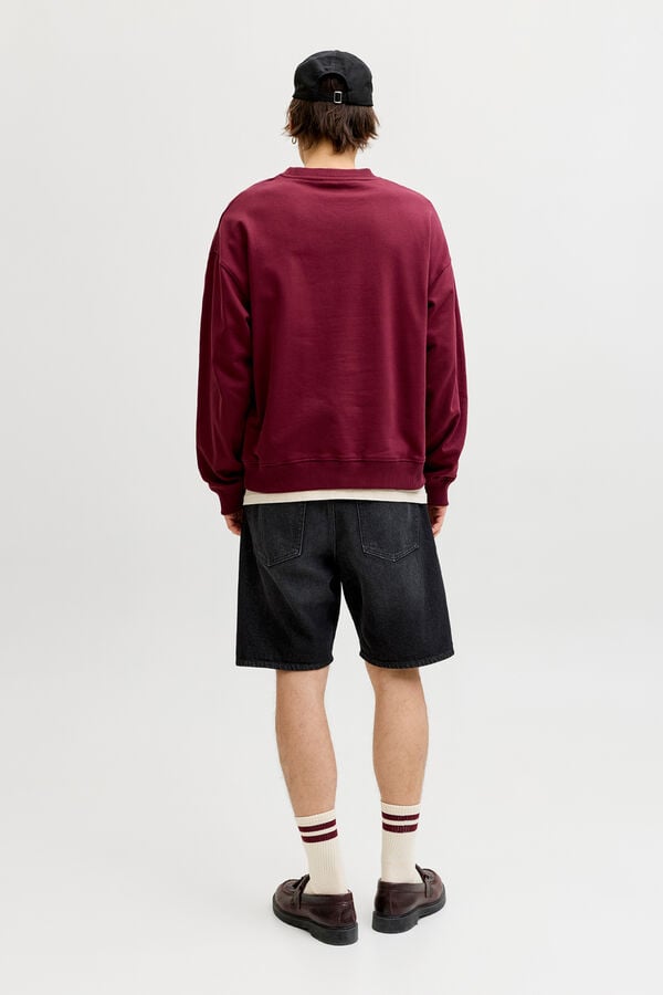 Jack & Jones Relaxed-Denim-Bermudas Schwarz