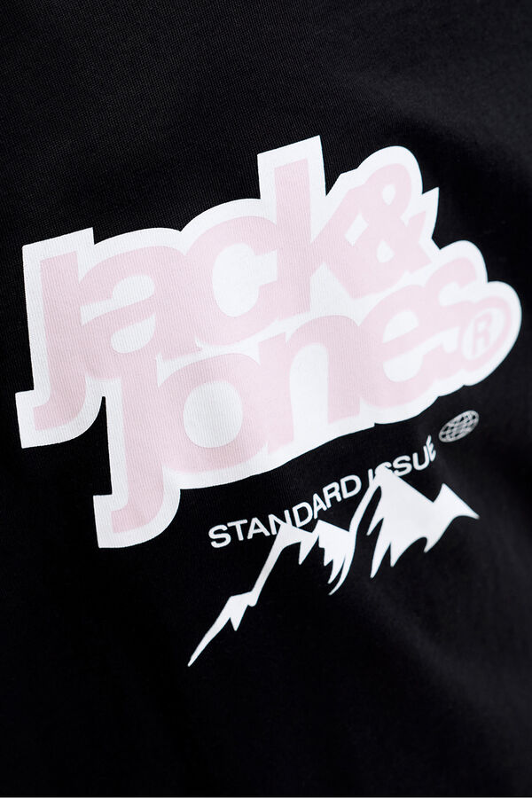 Jack & Jones Junior Camiseta de manga corta logo black