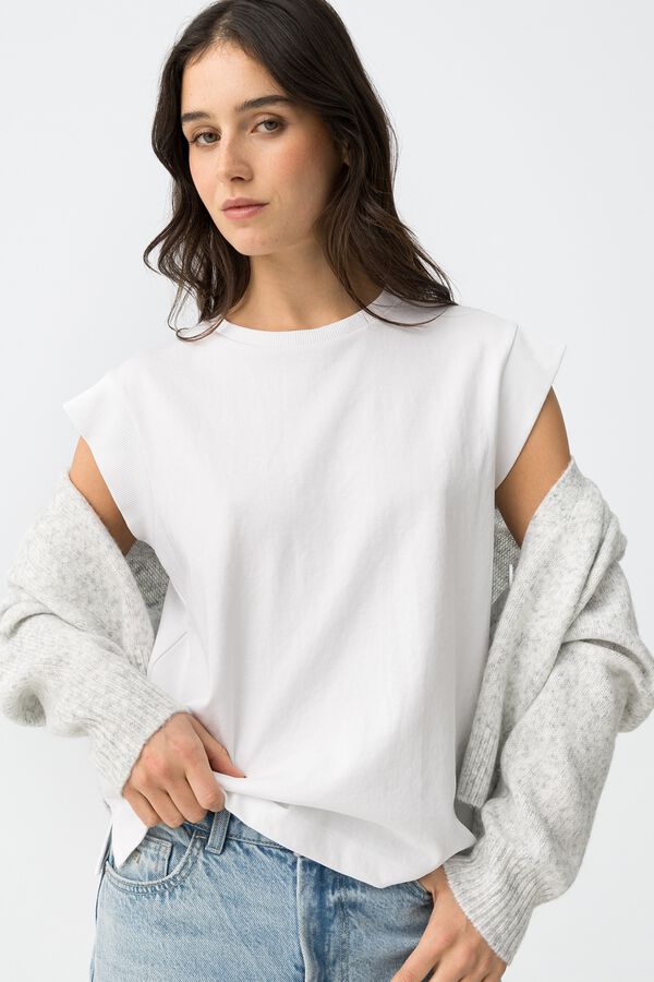 Tiffosi Minimalist T-shirt blanc