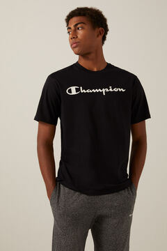 Springfield Black Champion logo T-shirt noir