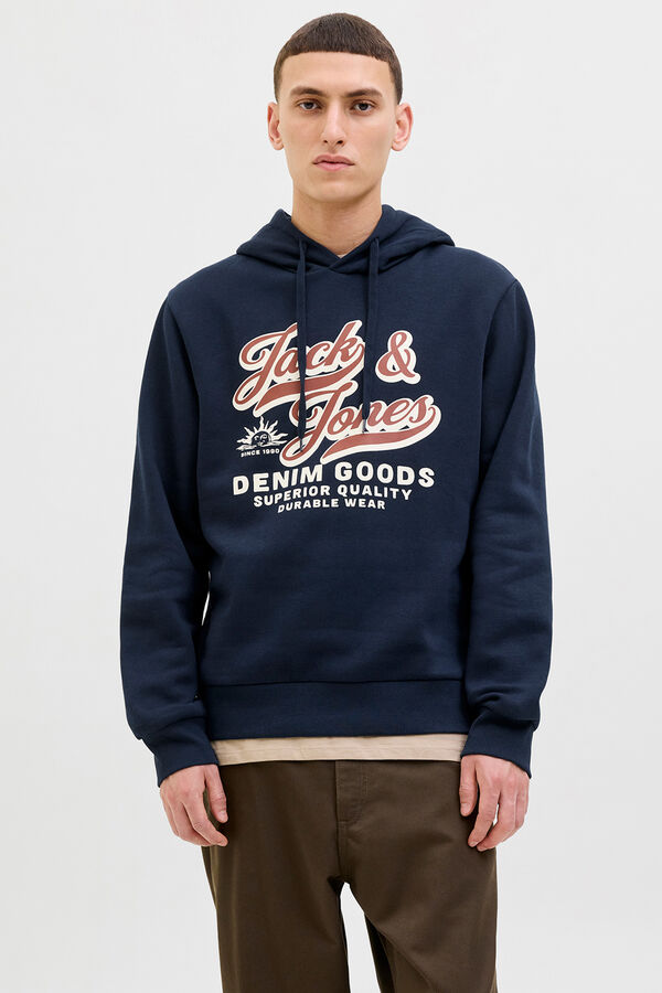 Jack & Jones Sudadera con capucha regular fit azul