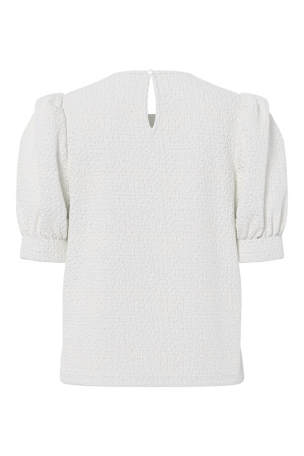 Pieces Puffed sleeve T-shirt Bela