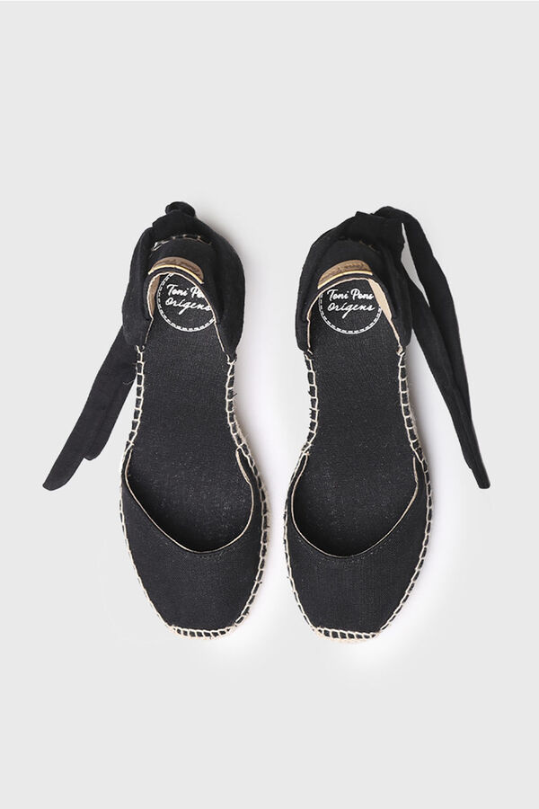 Toni Pons Alpargata valenciana de lino negro