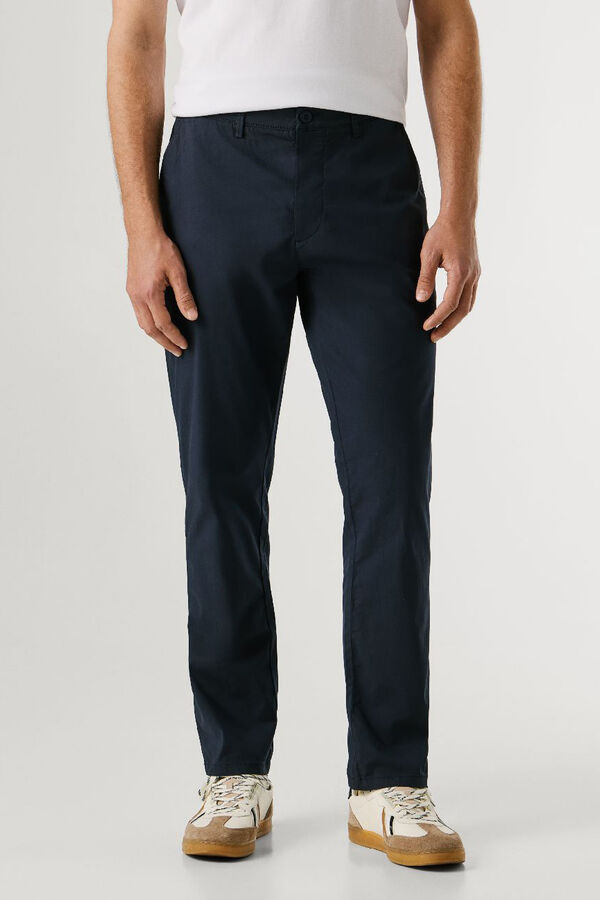 Pepe Jeans Pantal&oacute;n chino ajustado azul