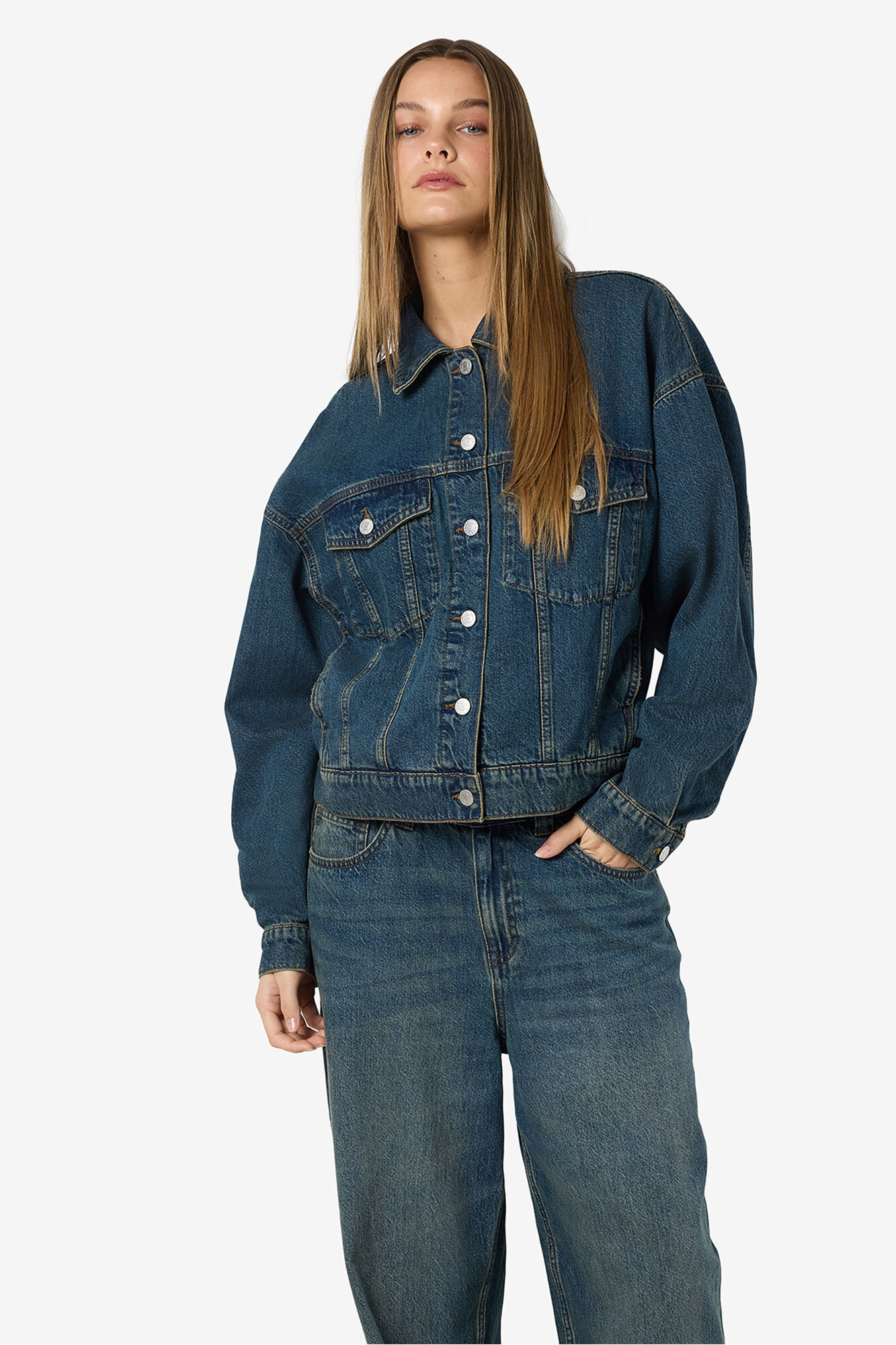 Noisy May Chaqueta Denim Oversize