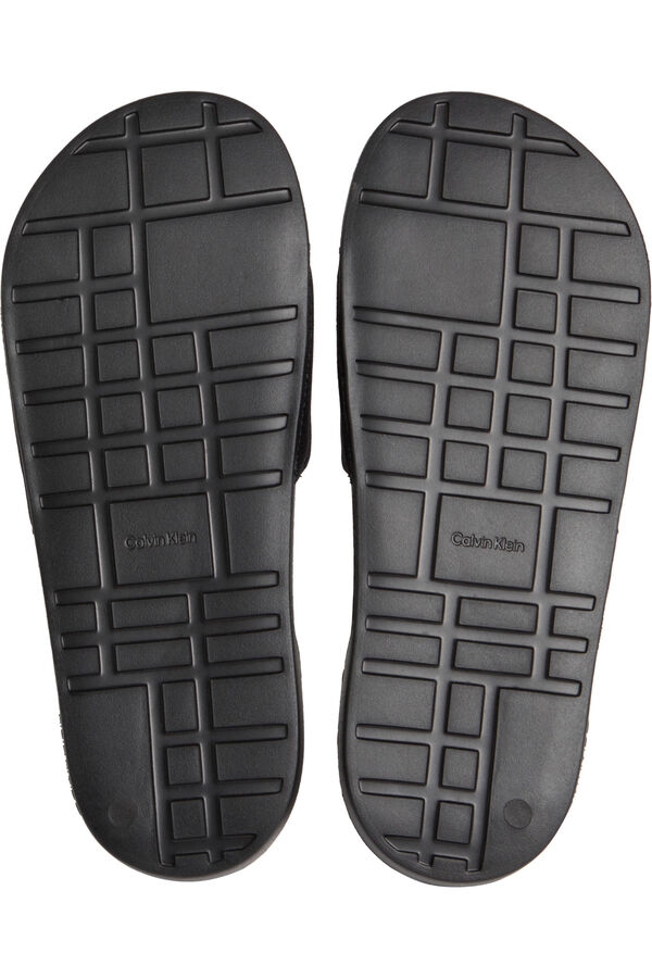 CK Jeans Chanclas tipo pala negro