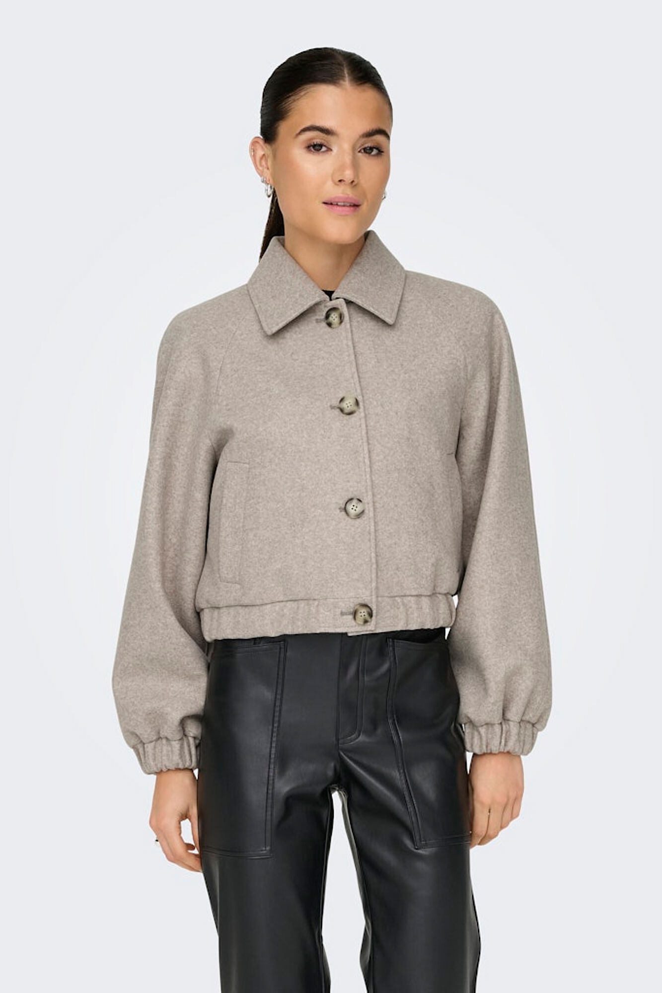 Only Chaqueta corta botones