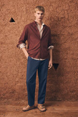 Springfield Relaxed fit chinos blue