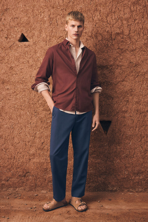 Springfield Relaxed fit chinos blue