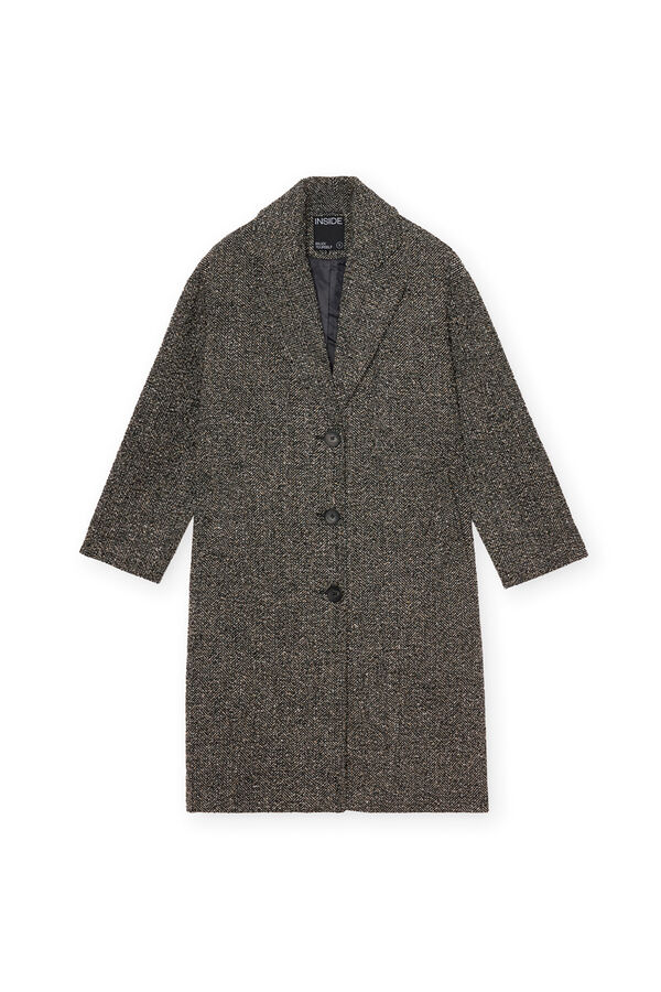 Inside Abrigo espiga hombro ca&iacute;do verde