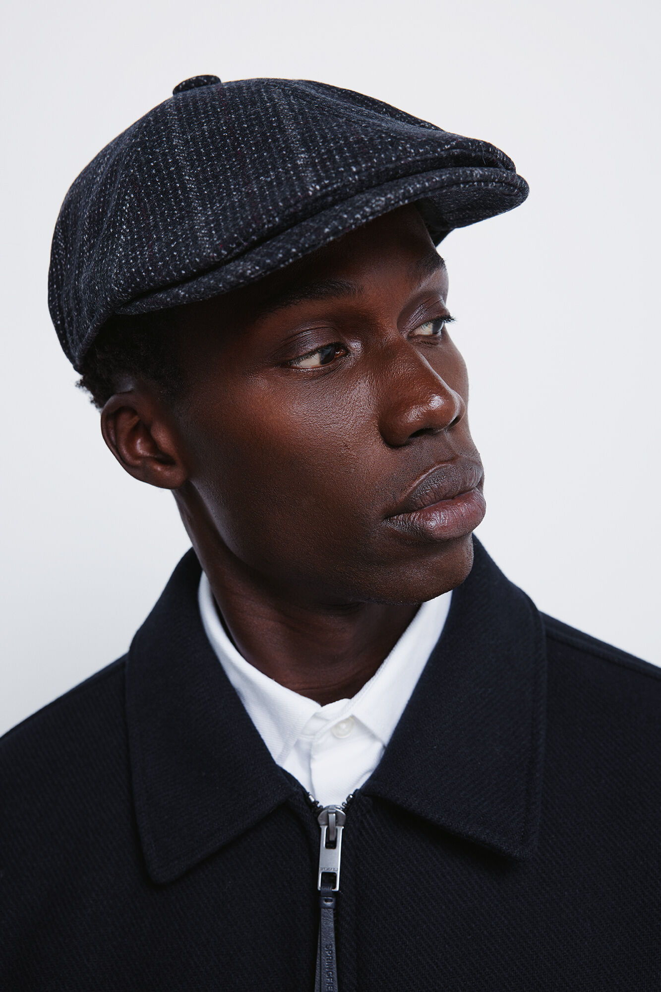 Springfield Plava me&scaron;avina vuna sa uzorkom riblje dezen riblja kost