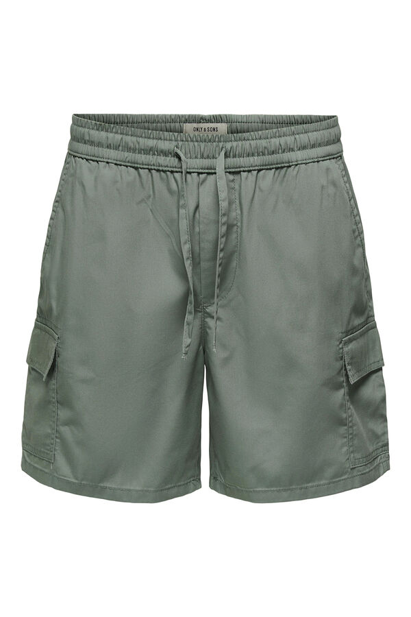 Only & Sons Cargo Bermuda shorts green