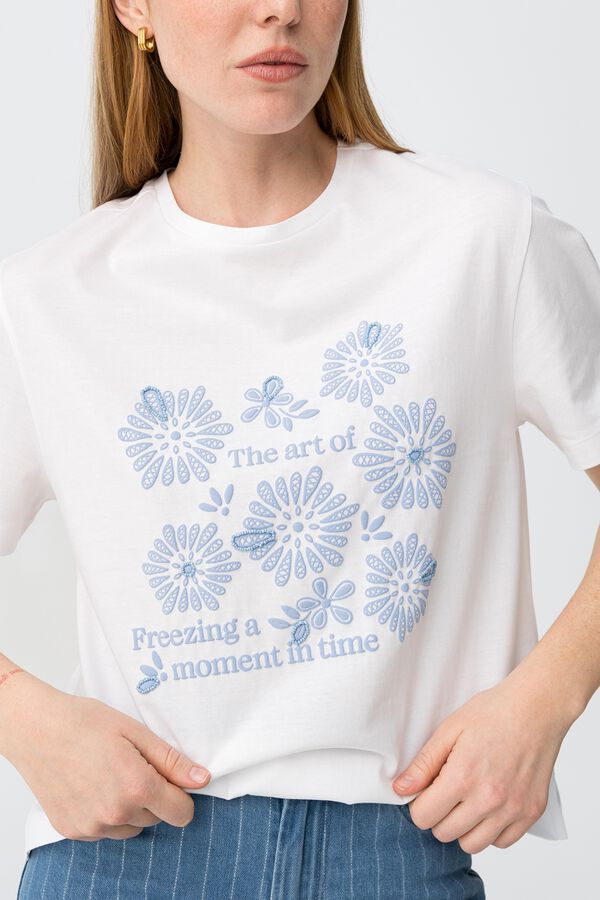 Tiffosi Relaxed fit T-shirt blanc