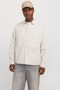 Jack & Jones Hemdjacke aus Twill mit weitem Schnitt
