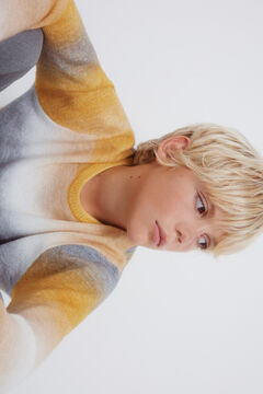 Springfield Kids Narandžasti pruge džemper za dečake