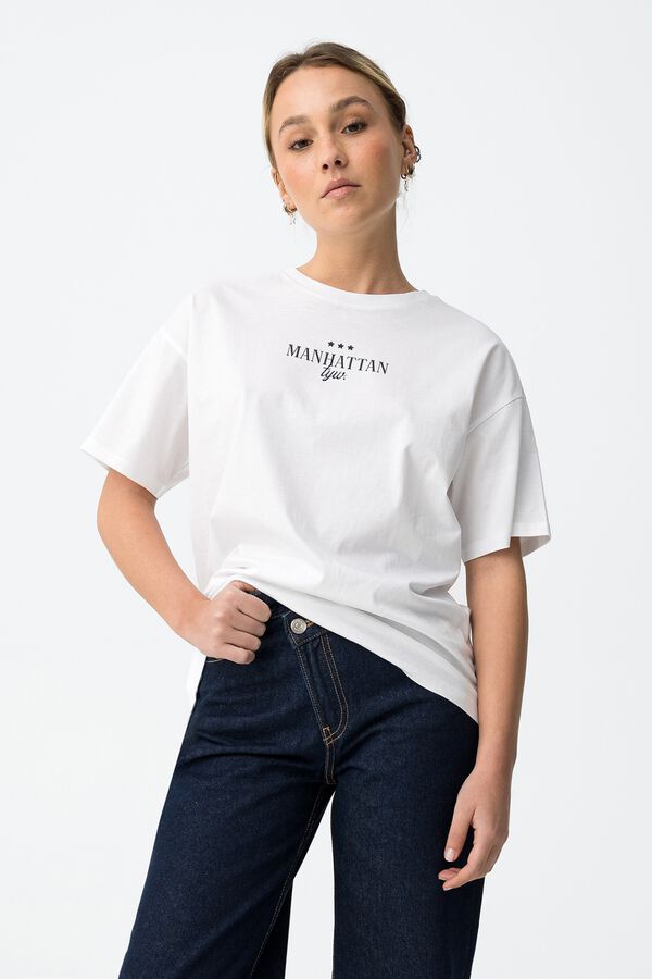 Tiffosi Young Camiseta Manhattan white