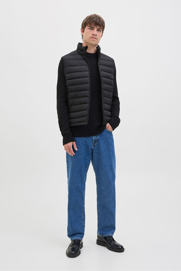 JJ REBEL Lightweight puffer gilet black