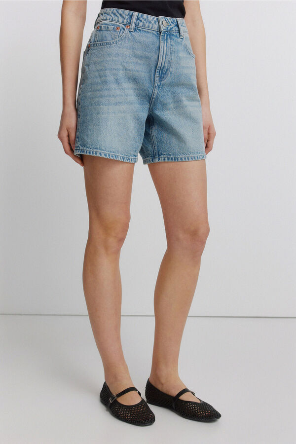 Springfield Bermuda en denim bleu