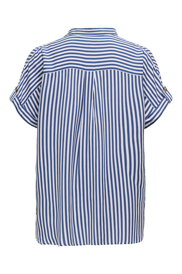 Only Fluid short sleeve shirt blue