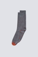Springfield Chaussette longue micro &agrave; pois gris