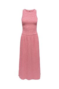 Only Vestido comprido estampado vichy