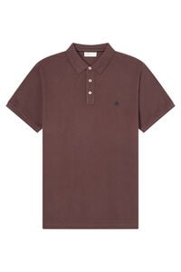 Springfield Piqu&eacute; contrast cuff slim fit polo shirt