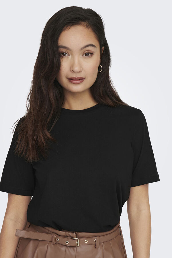 Springfield Essential short-sleeved T-shirt black
