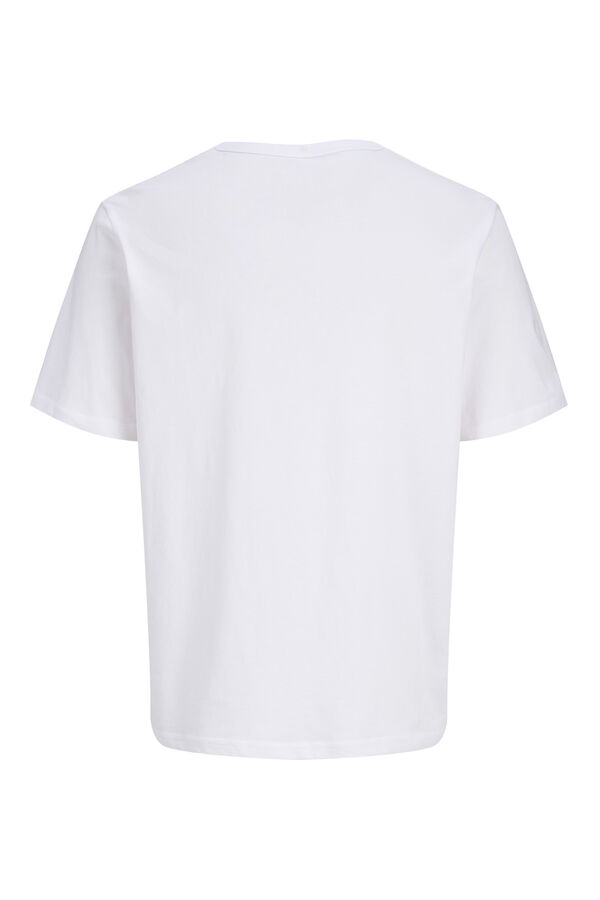 Jack & Jones Camiseta b&aacute;sica relaxed blanco