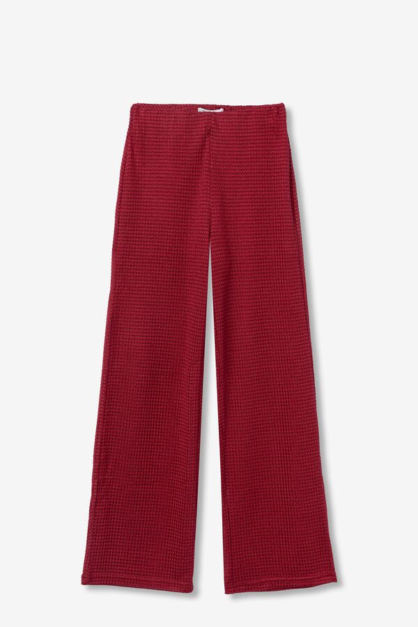 Tiffosi Young Pantalones wide leg red