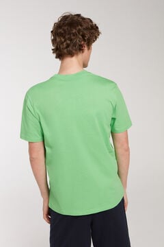 Springfield short-sleeved T-shirt with Champion print green