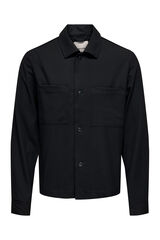 Only & Sons Jacket buttons fastening black