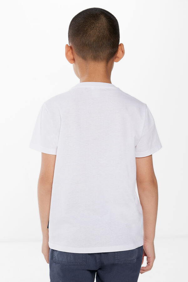 Springfield Majica sa printom drveta za dečake bela