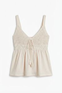 Springfield Haut &agrave; bretelles en crochet avec n&oelig;ud