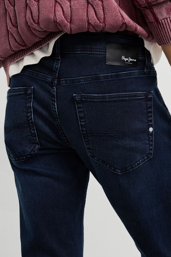 Pepe Jeans Jeans slim de malha azul