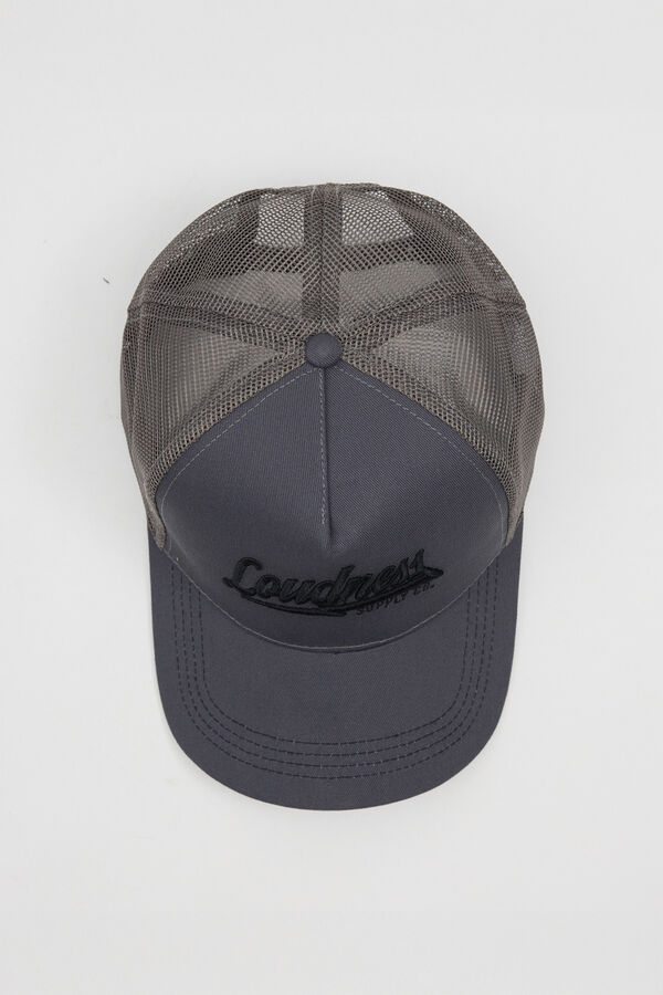 Inside Gorra trucker logo bordado gris