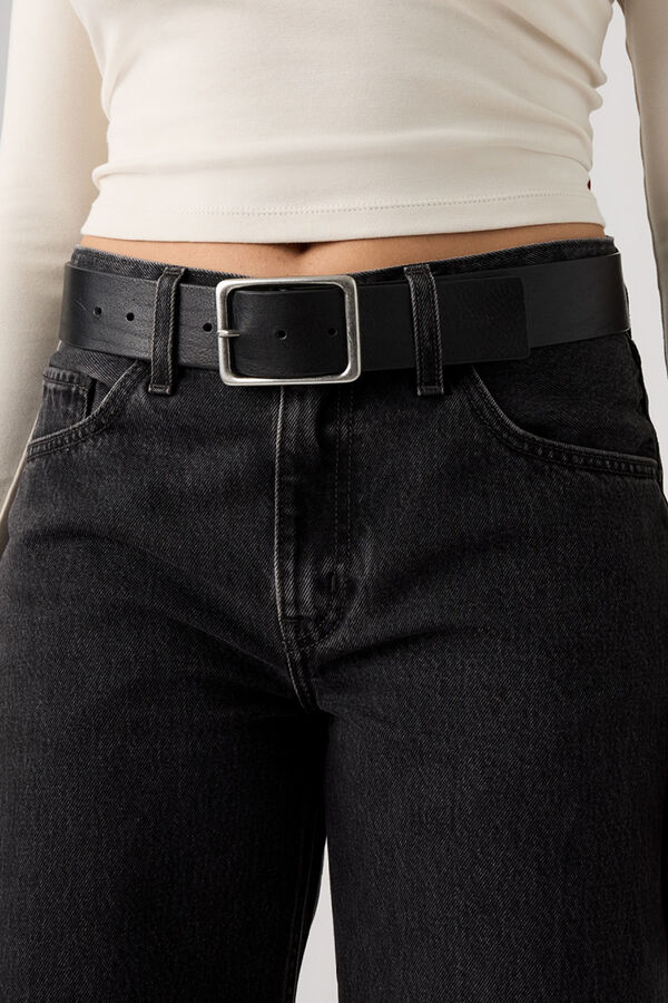 Levi's Cinto de pele preto