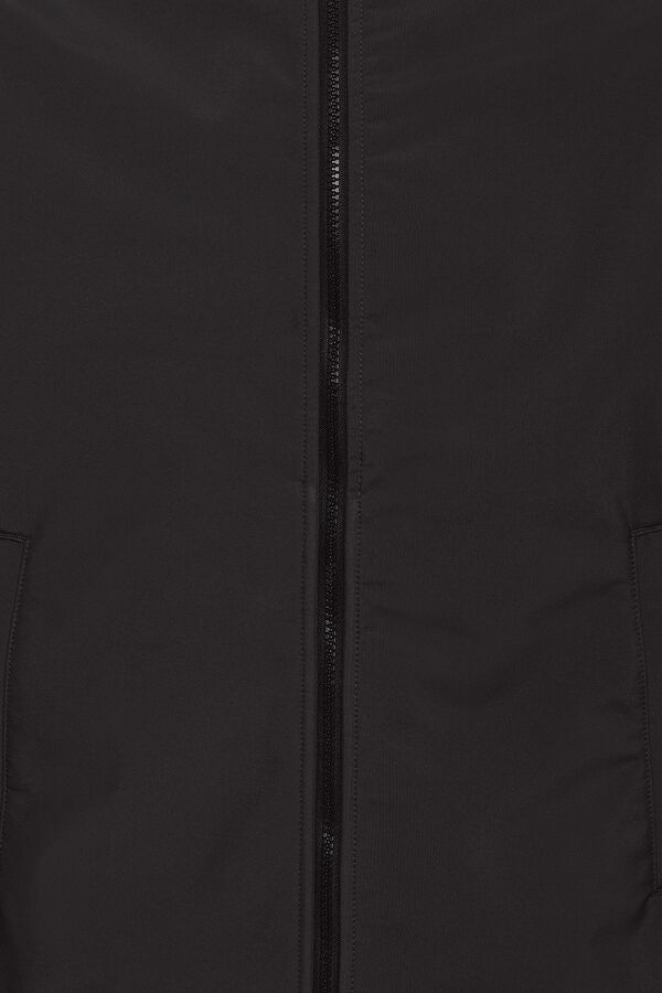 Blend High neck technical jacket black