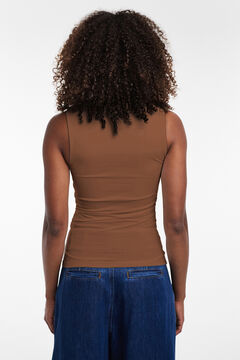 Topshop Top cuello redondo