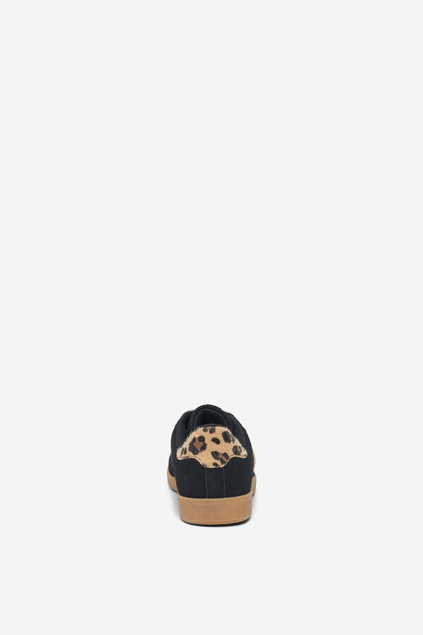 Only Animal print low sneaker noir