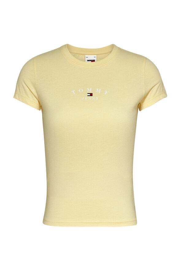 Springfield Camiseta de mujer Tommy Jeans amarillo